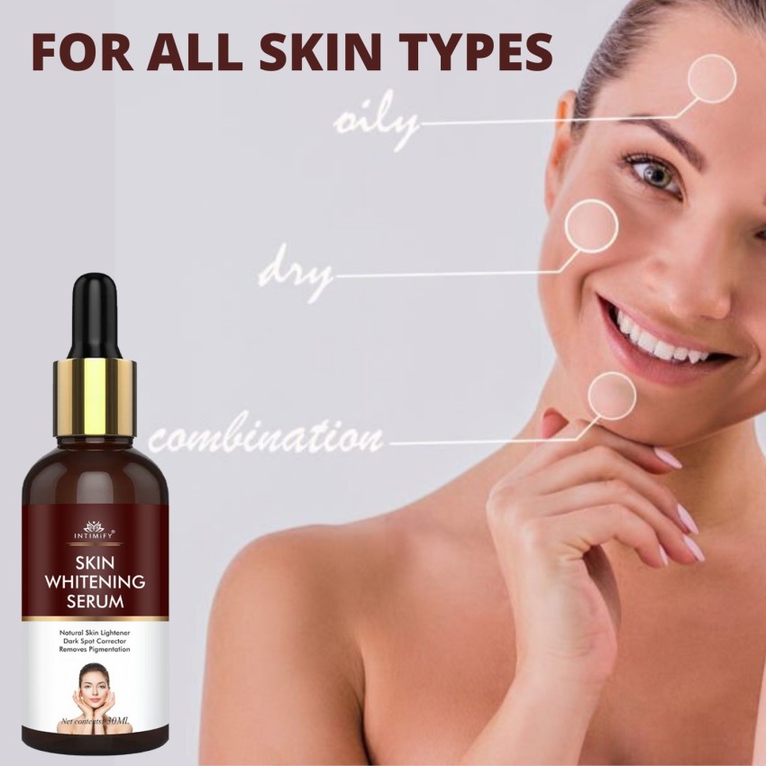 INTIMIFY Skin Whitening Brightening Night Serum Face Lightening