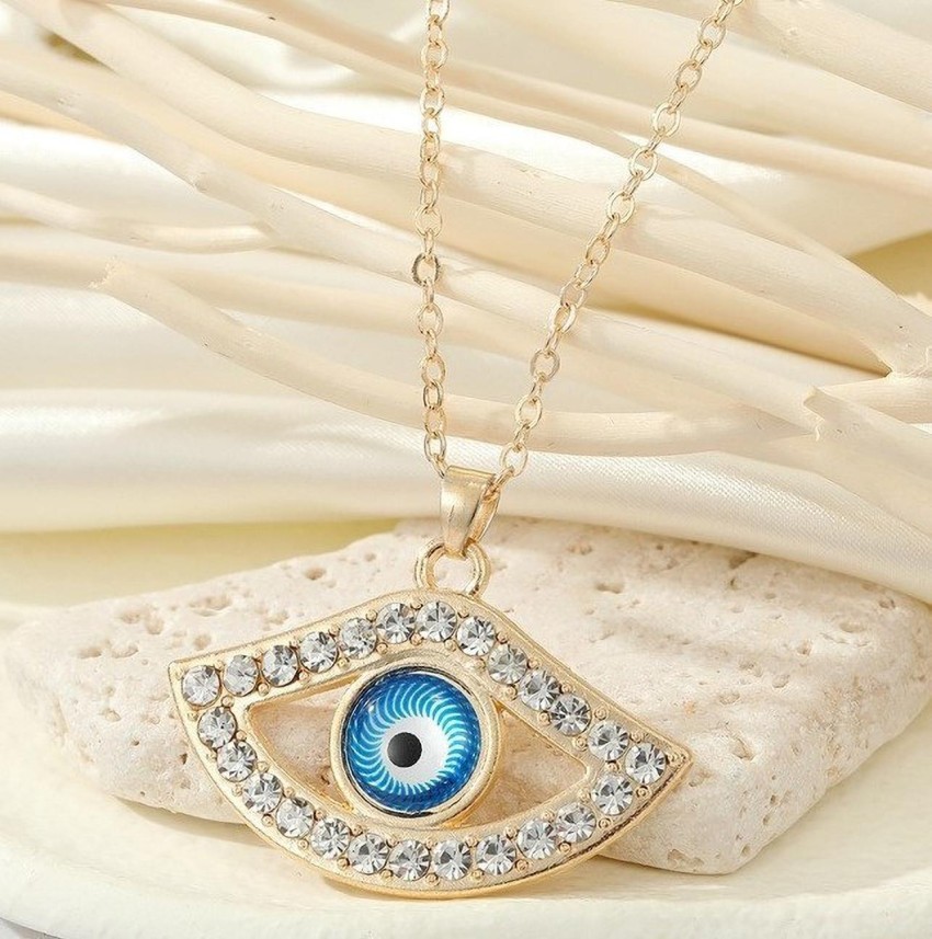 Evil eye on sale stone necklace