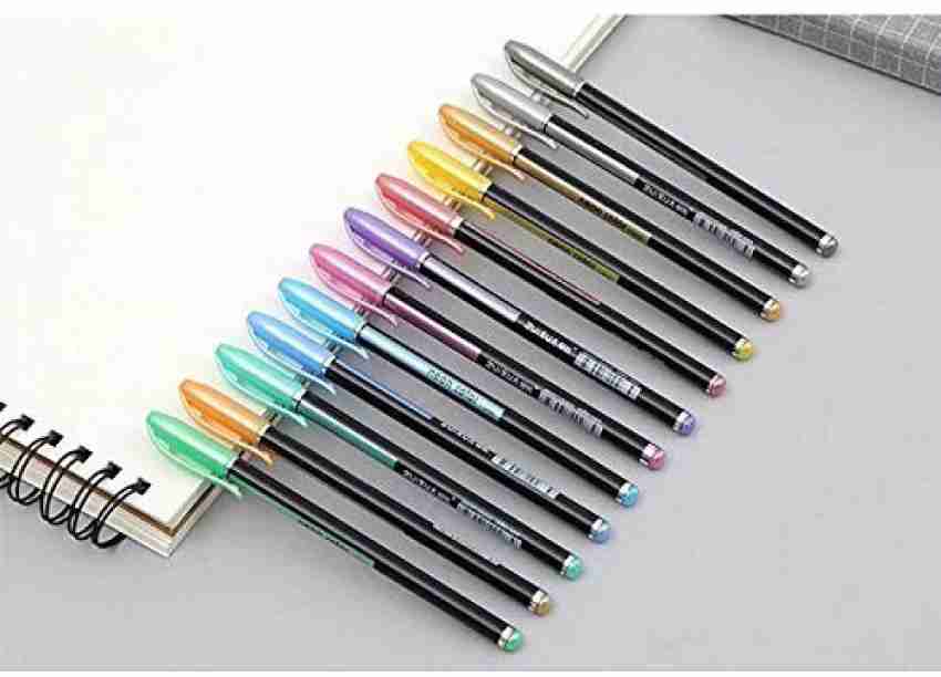 Gel Pens Set Color Gel Pens,Glitter, Metallic, Neon Pens Set Good Gift For  Coloring Kids