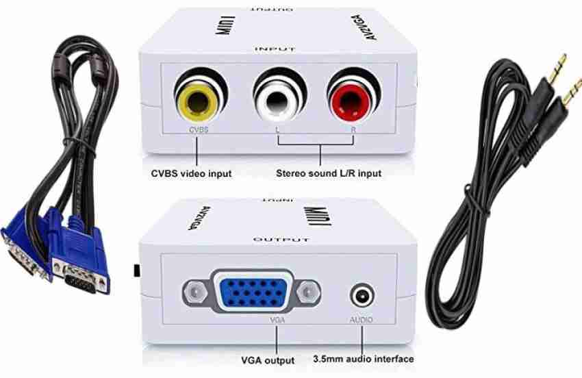VSDHANDA HDMI2AV CONVERTER with RCA +1.5M HDMI,RCA /CVSB L/R Video