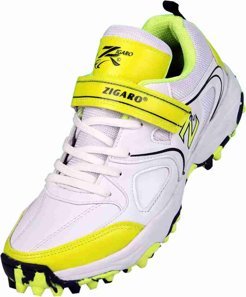 Zigaro Z2 YELLOW RUBBER Cricket Shoes For Men Buy Zigaro Z2 YELLOW RUBBER Cricket Shoes For Men Online at Best Price Shop Online for Footwears in India Flipkart