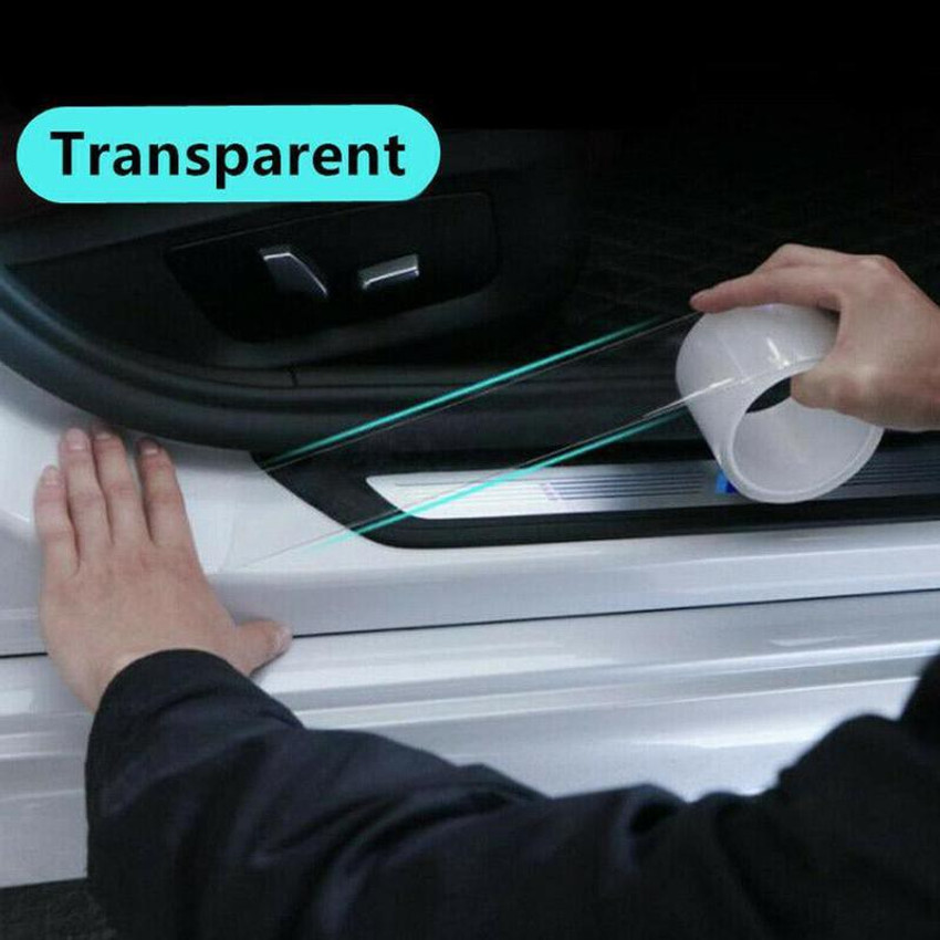 PRTEK Car Door Guard Sill Protector Car Door Edge Guards Clear