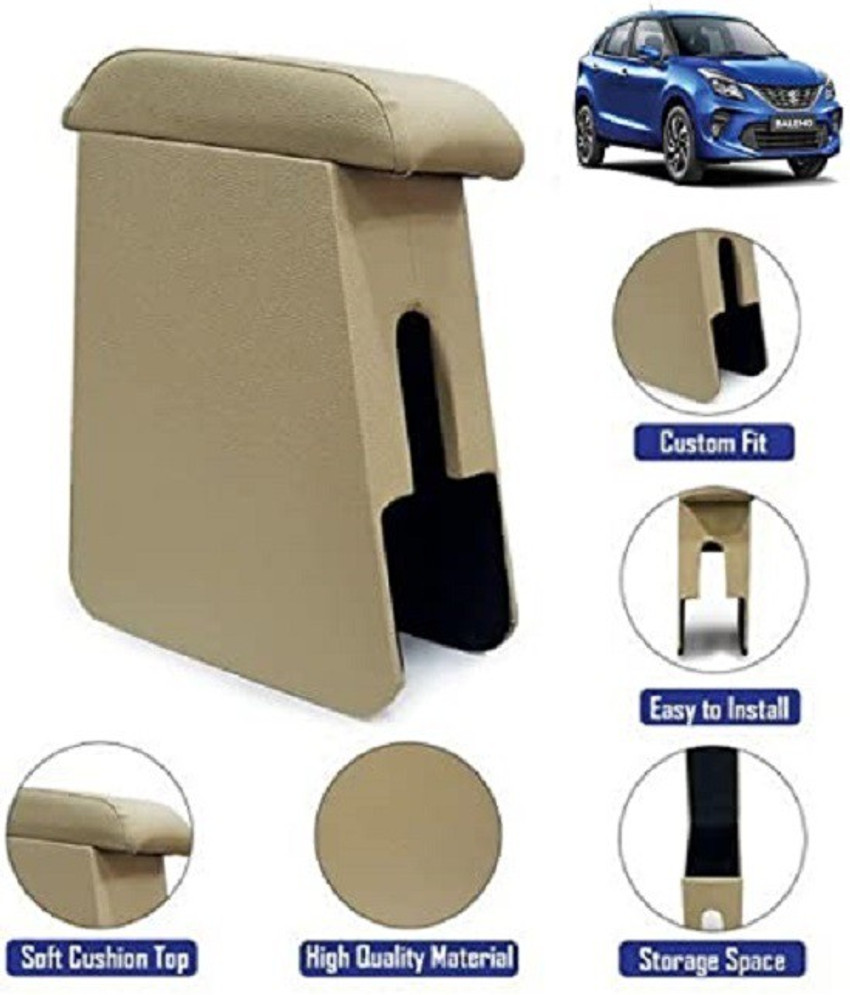 guruji system Custom Fit Wooden Console Arm Rest for MARUTI SUZUKI