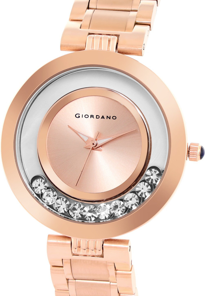 Giordano analog rose hotsell gold dial women's watch