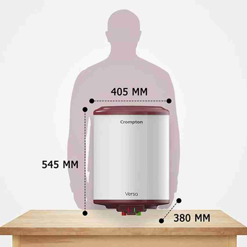 Crompton 15 L Storage Water Geyser (VERSA, White) Price in India - Buy  Crompton 15 L Storage Water Geyser (VERSA, White) online at Flipkart.com