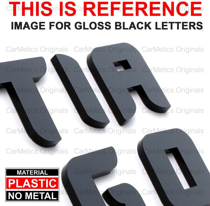 CarMetics ALTO 3D Letters (3D Stickers 3D Logo 3D Emblem for