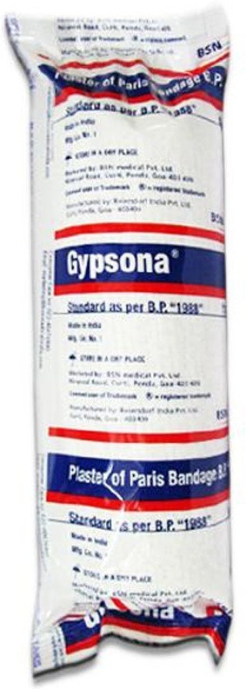 Agarwals Gypsona Plaster Of Paris Bandage 6 15Cm*2.7Mt(Pack Of 2) Crepe  Bandage Price in India - Buy Agarwals Gypsona Plaster Of Paris Bandage 6  15Cm*2.7Mt(Pack Of 2) Crepe Bandage online at