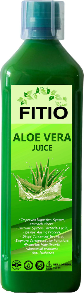 FITIO Aloe Vera Juice Tonic For Skin and Hair Aloe Juice Oraganic T43 Price in India Buy FITIO Aloe Vera Juice Tonic For Skin and Hair Aloe Juice Oraganic