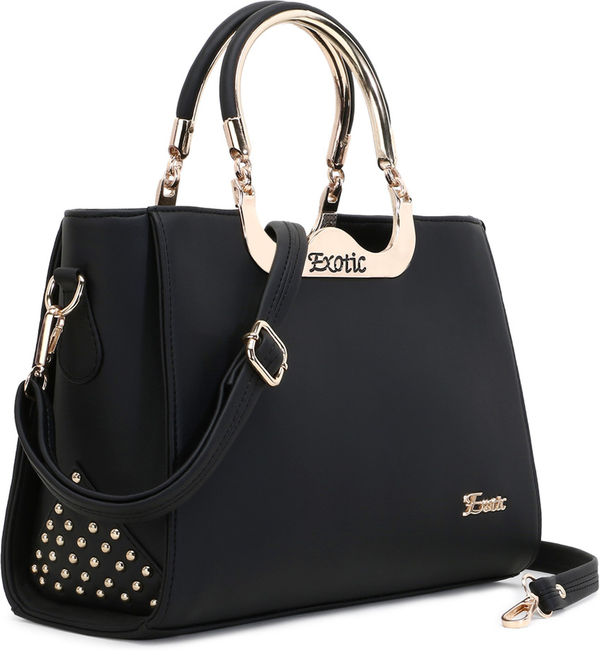 Black colour outlet hand bags
