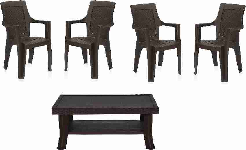 Nilkamal plastic table 2025 and chair set price