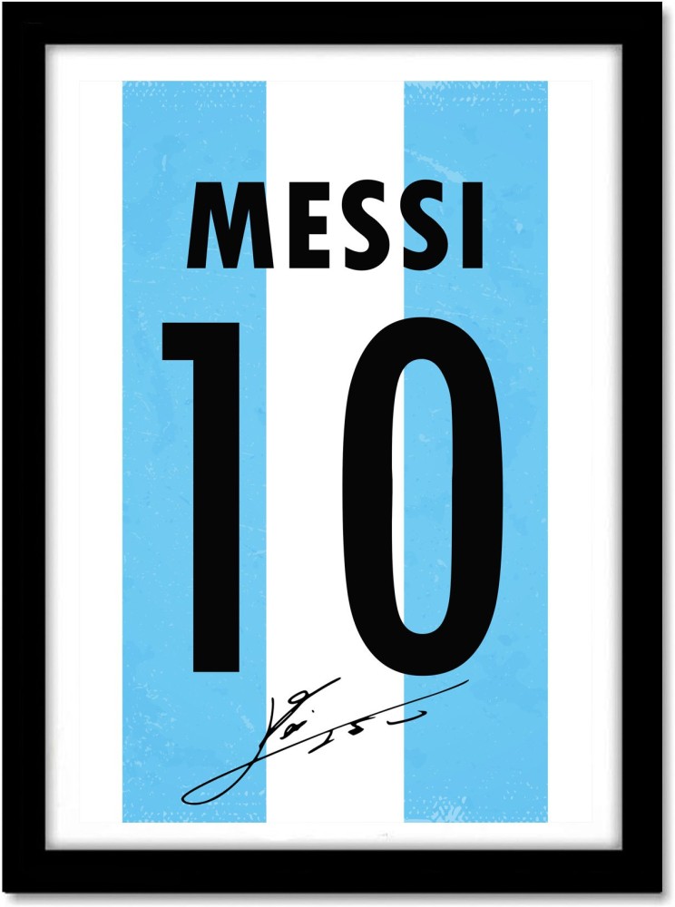 Messi Jersey Argentina Framed Poster for Room & Office(10x13 inch,Framed)  Paper Print - Art & Paintings, Decorative, Educational, Minimal Art, Pop  Art, Quotes & Motivation posters in India - Buy art, film