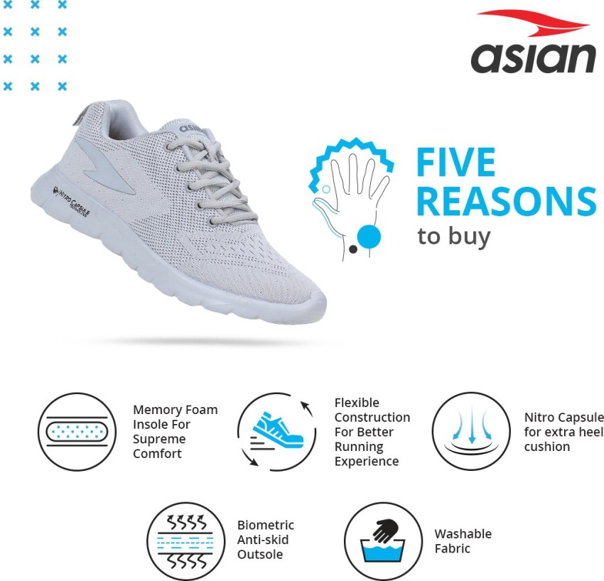 asian Delta-20 Grey Sports,Casual,Walking,Gym, Walking Shoes For Men - Buy  asian Delta-20 Grey Sports,Casual,Walking,Gym, Walking Shoes For Men Online  at Best Price - Shop Online for Footwears in India