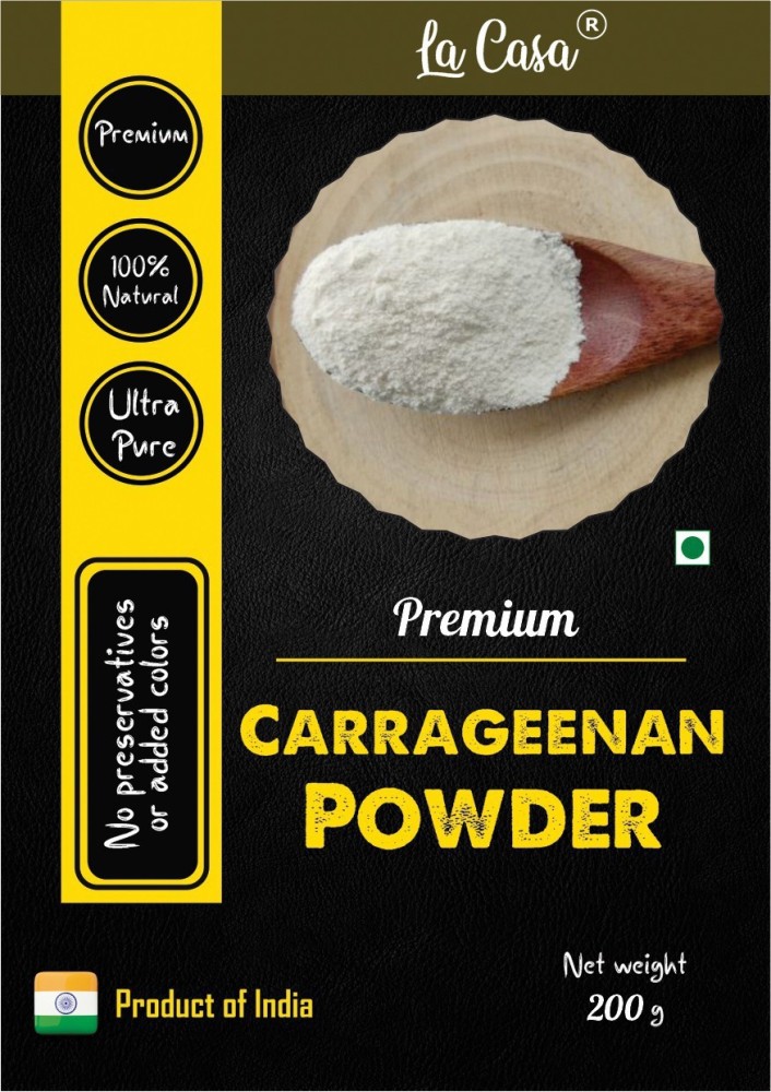 La Casa Kappa Carrageenan Powder  Natural Thickener For Icecream