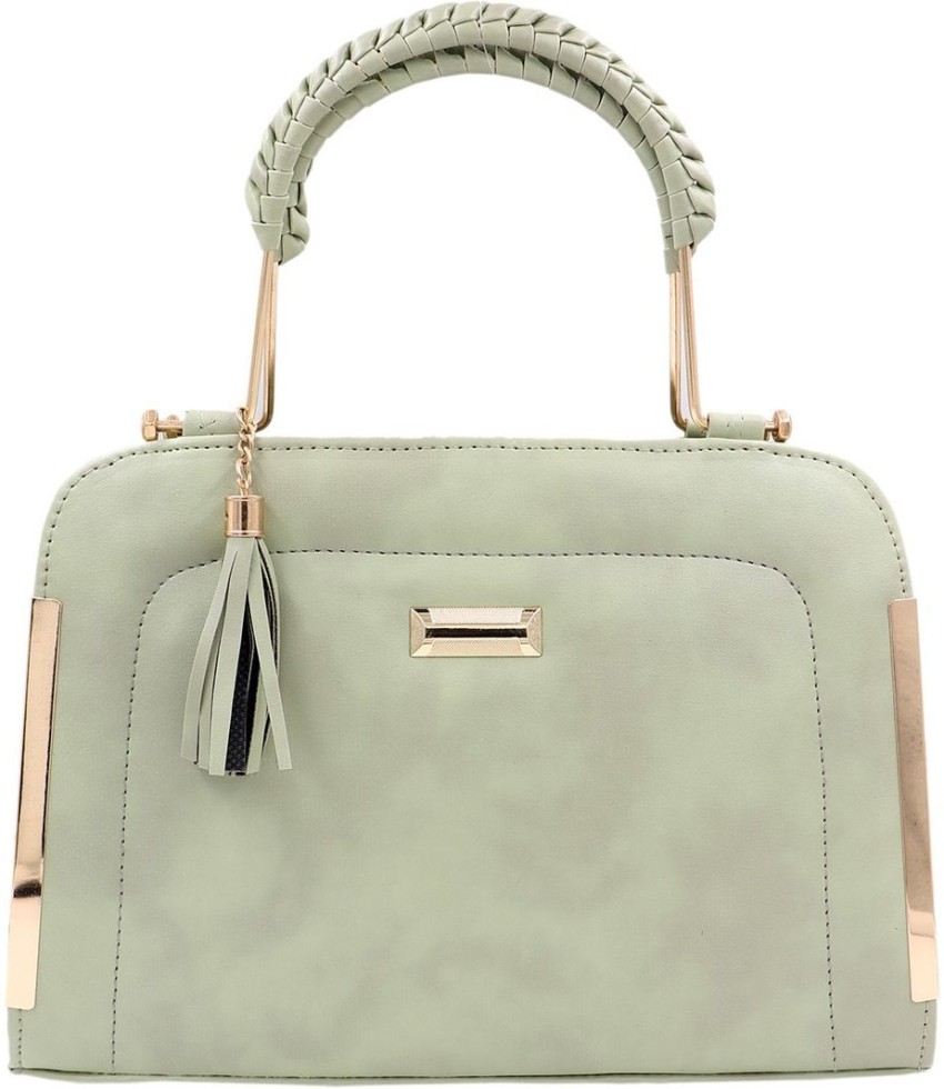 Neyu Green Hand held Bag Handbag For Women And Girls Ladies Purse Faux Leather Handbag Shoulder Bag Green Price in India Flipkart