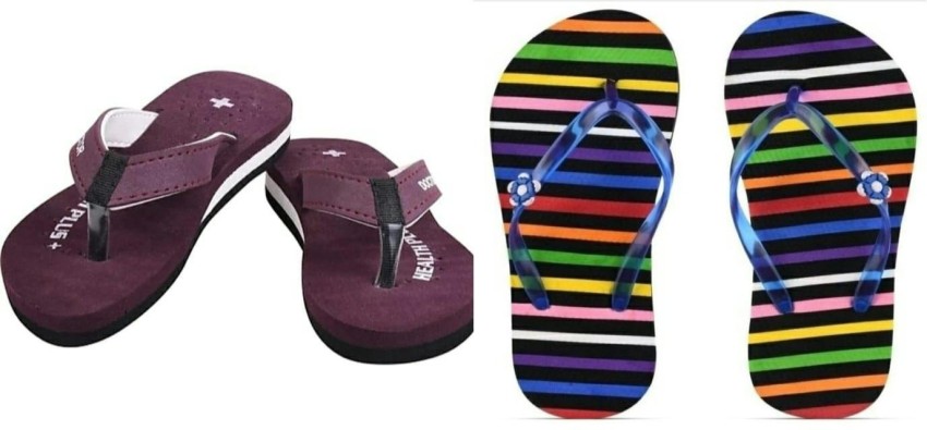 Large size flip discount flops