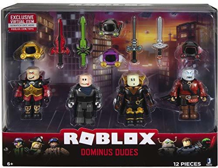 Roblox Dominus Dudes Four Figure Pack [Includes Exclusive Virtual