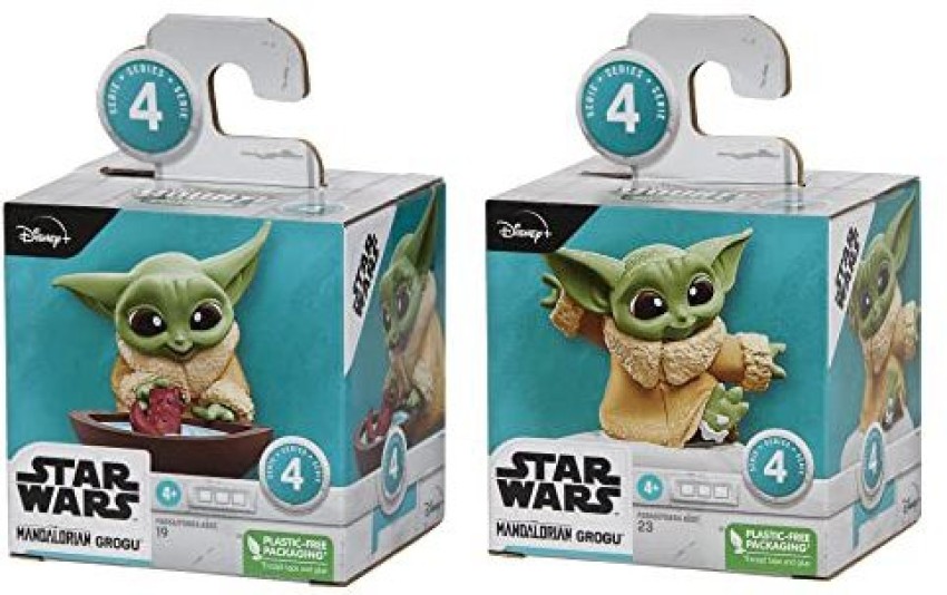 STAR WARS The Bounty Collection Series 5, 2-Pack Grogu Figures,  2.25-Inch-Scale Force Focus, Beskar Bite, Toy for Kids Ages 4 and Up