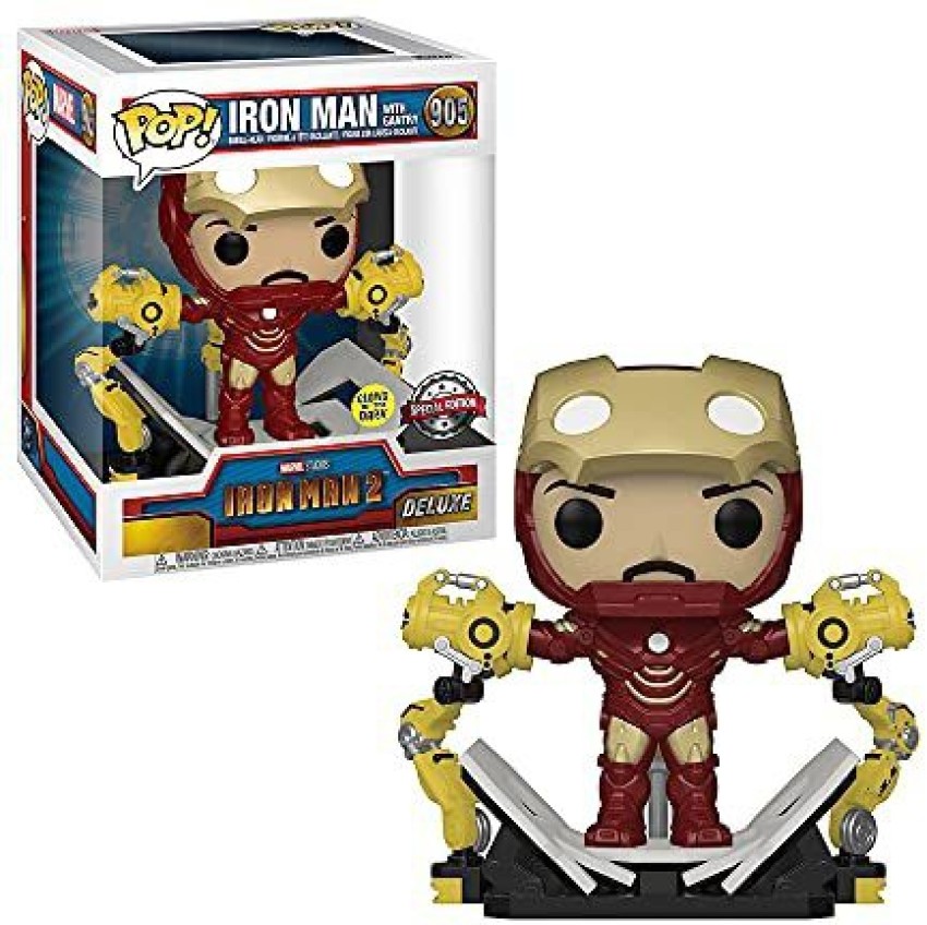 Pop Iron Man 2: Iron Man MKIV with Gantry Glow-in-The-Dark Deluxe