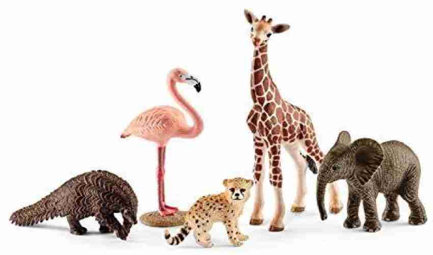 Schleich Wild Life, 4-Piece Figurine Set, Animal Toys for Boys and