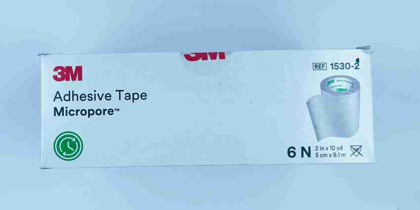 3M Micropore Tape 1530-2, 6 Rolls (2 Sets)