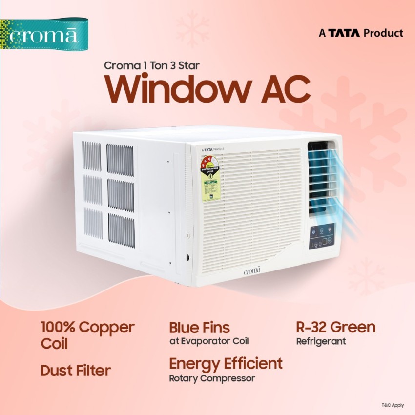 croma window ac 1.5 ton price 3 star