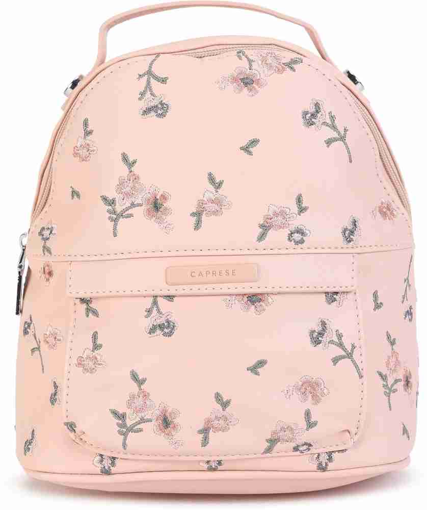 Caprese Bloom 5.5 L Mini Backpack Pink Price in India Flipkart