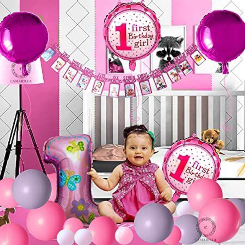 1st birthday frame girl online