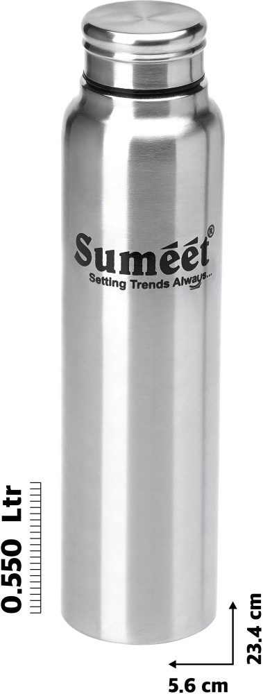 Sumeet Sleek Stainless Steel Leak-Proof Water Bottle Fridge Bottle1000ml 6  Pcs