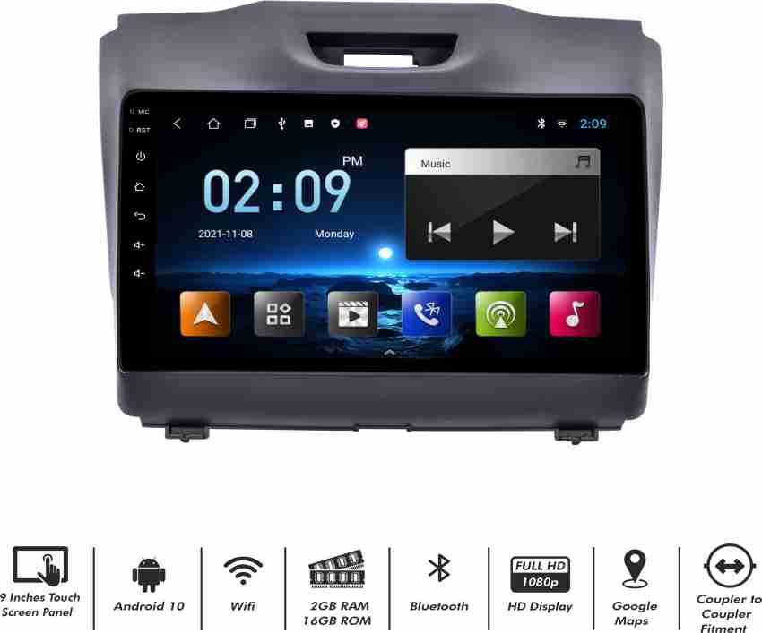 Trony 9 Inches Android 10 System for Isuzu Dmax/Vcross with 2/16GB RAM & ROM  with SWC Car Stereo Price in India - Buy Trony 9 Inches Android 10 System  for Isuzu Dmax/Vcross with 2/16GB RAM & ROM with SWC Car Stereo online at