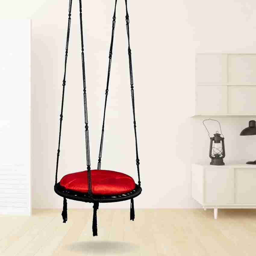 Swingzy Round Bounce Swing Chair Hanging Chair for Home Swing for Adults Cotton Large Swing Price in India Buy Swingzy Round Bounce Swing Chair Hanging Chair for Home Swing for Adults Cotton Large Swi...