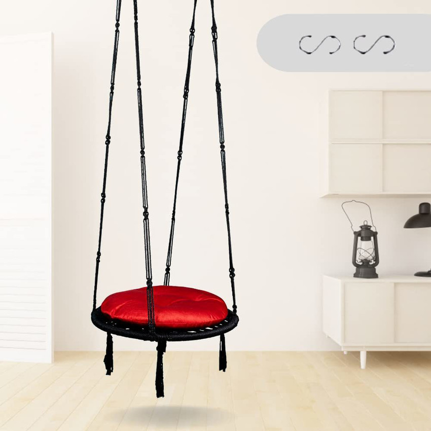 FurniGully Round Bounce Swing Chair swing for adult Swing For Balcony swing for outdoor Polyester Hammock Price in India Buy FurniGully Round Bounce Swing Chair swing for adult Swing For Balcony swing...