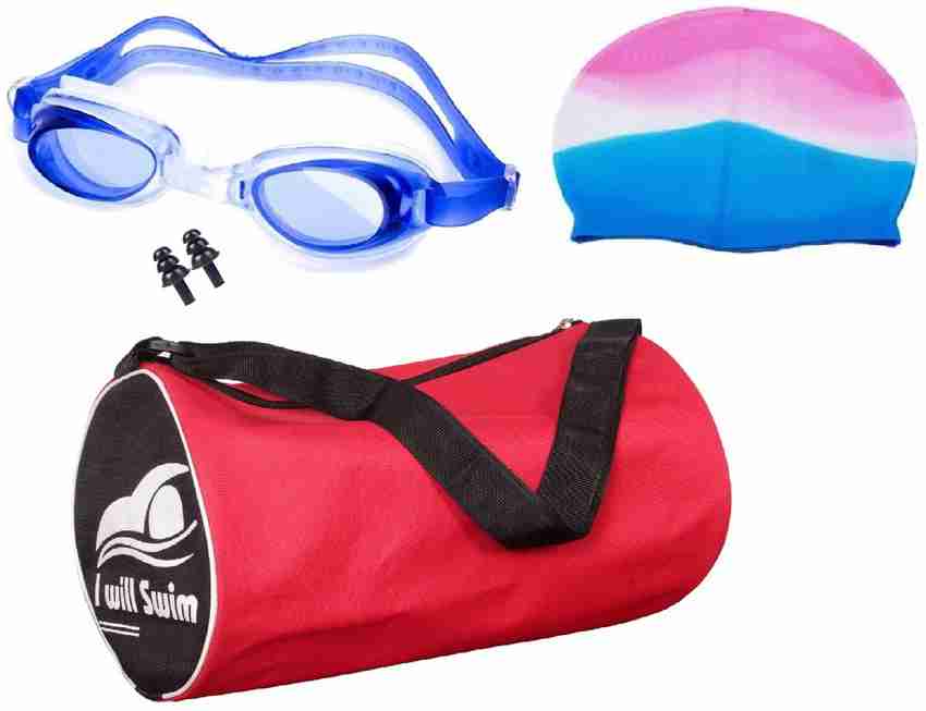 Swimming cap and goggles in flipkart discount