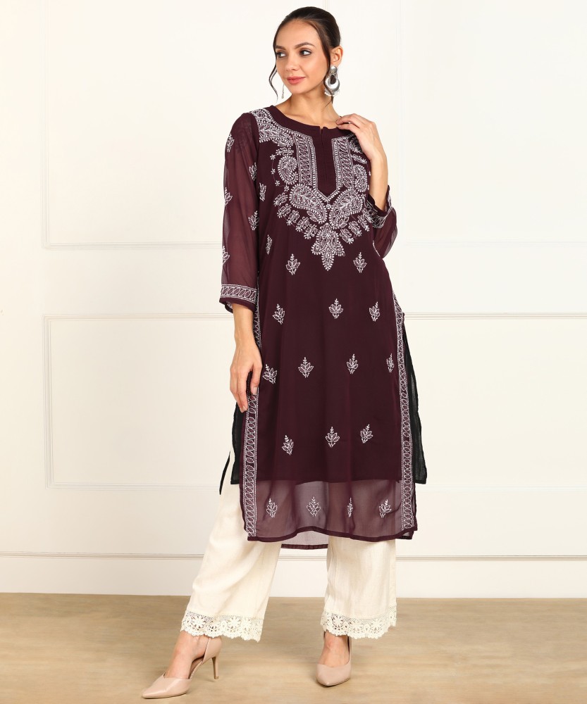 Flipkart hot sale chikan kurti