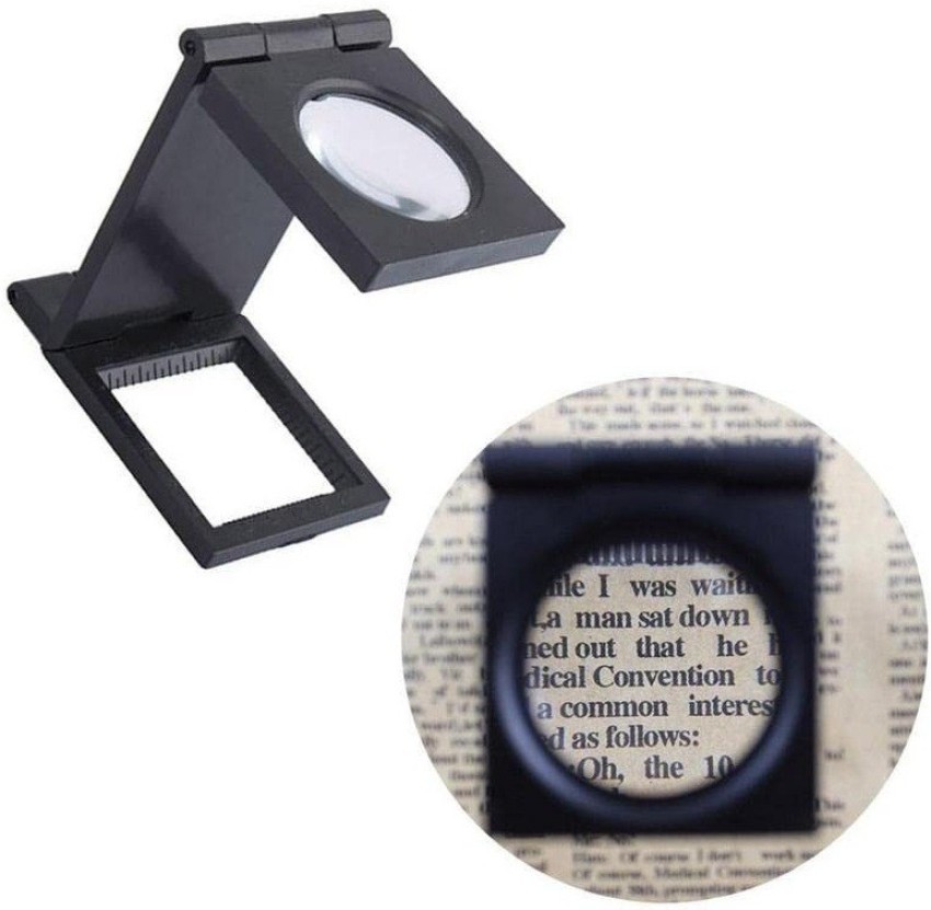 1 PC 5X Mini Magnifying Glass Folding Pocket Magnifier Loupe 2 Magnification