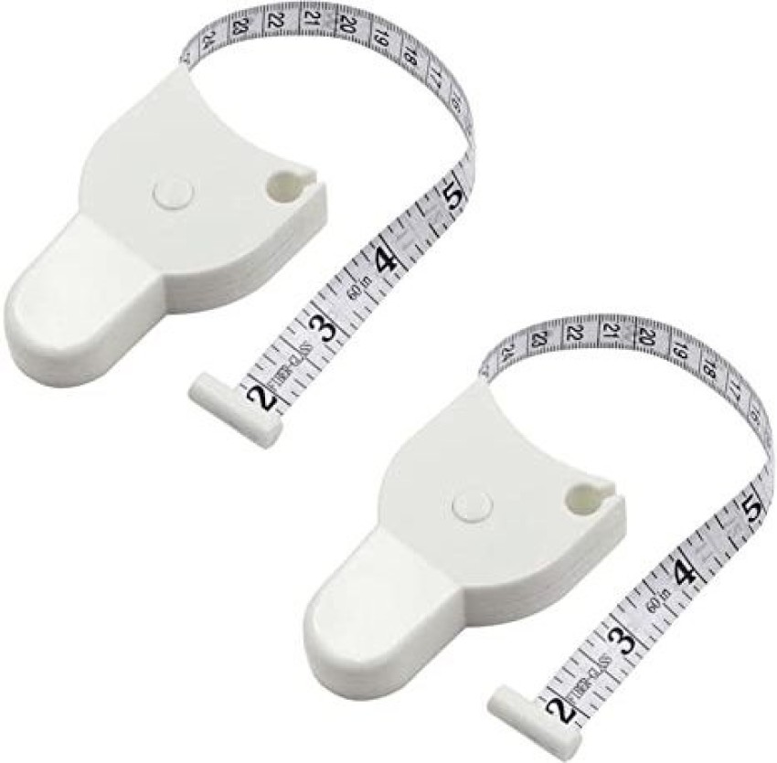 4PC Tape Measure 60 inch Soft Measuring Tape White Retractable