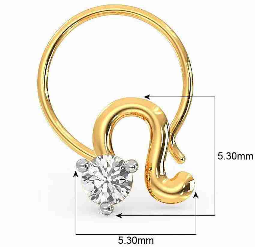 Kalyan jewellers clearance nose rings