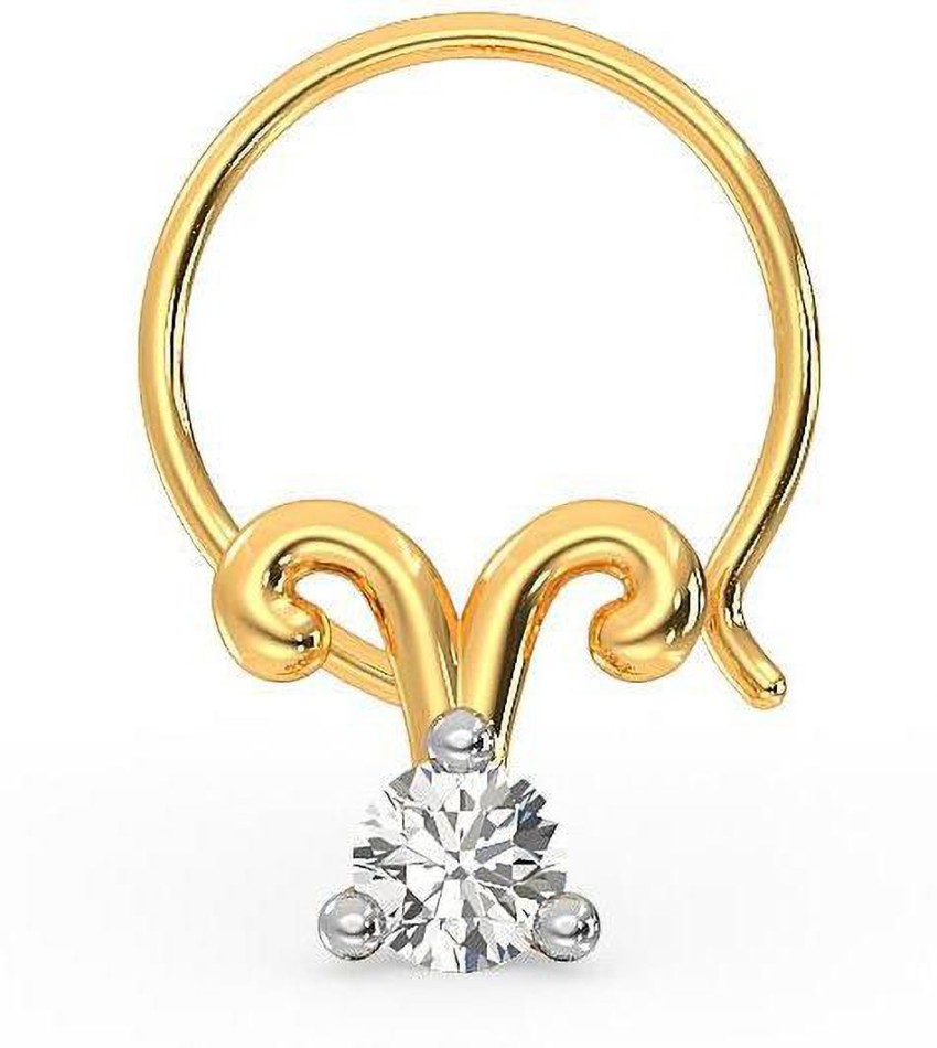 Kalyan jewellers hot sale nose ring