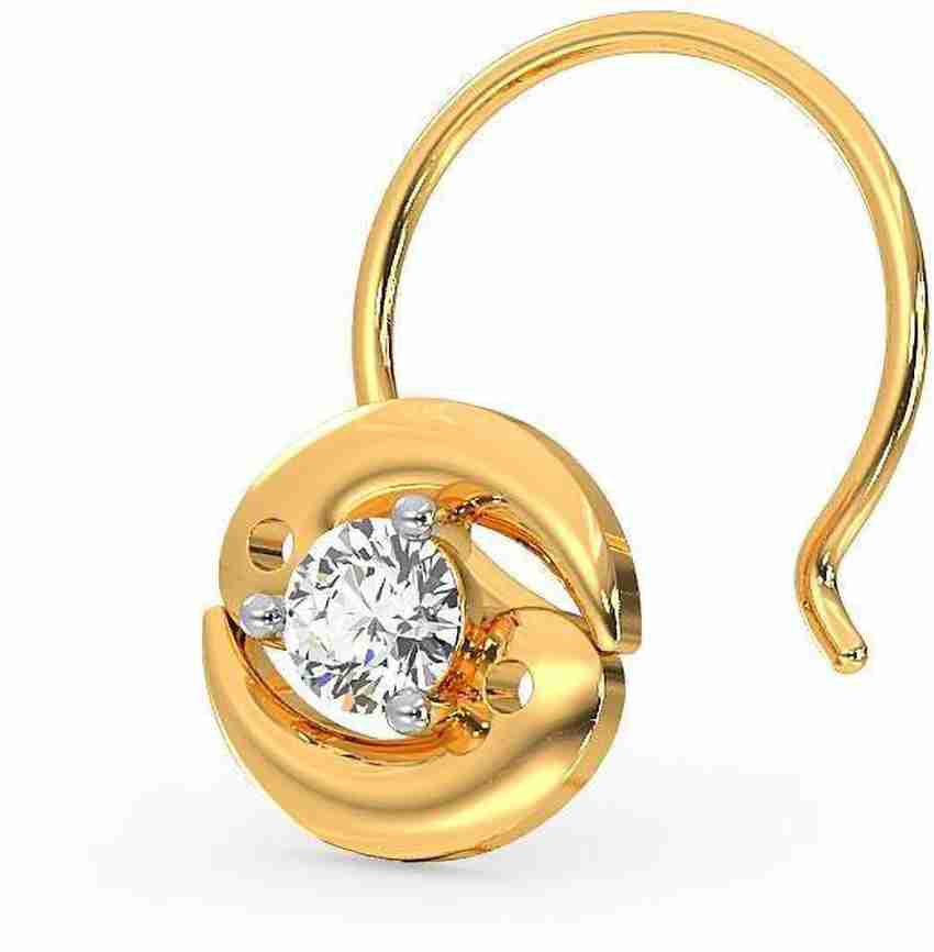 Kalyan jewellers diamond on sale nose pin collection