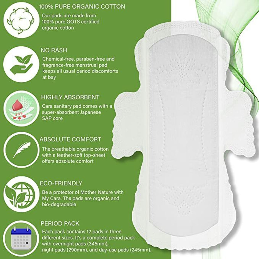 Cotton made pads on sale for periods