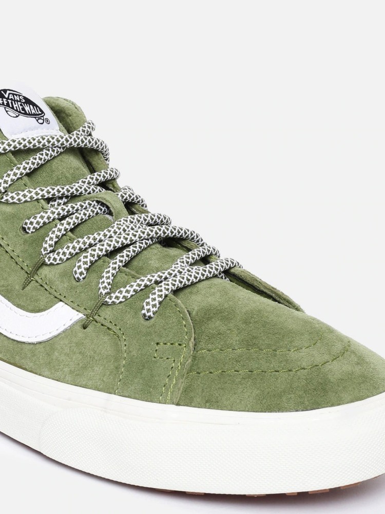 Olive green vans store sk8 hi