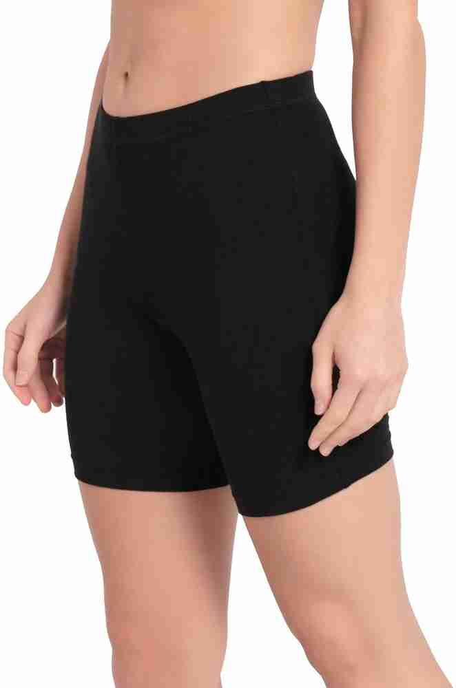 LUX Solid Women Black Cycling Shorts Buy LUX Solid Women Black