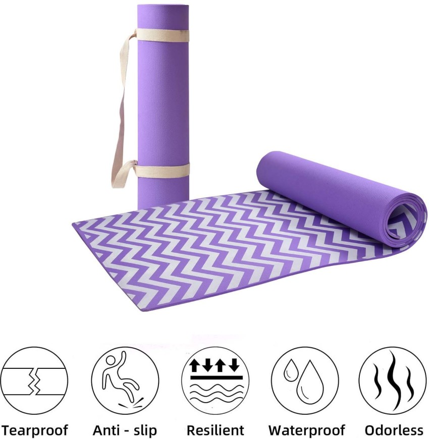 Buy Fitness Mantra 10mm Anti-Slip NBR/Sponge Yoga Mat with