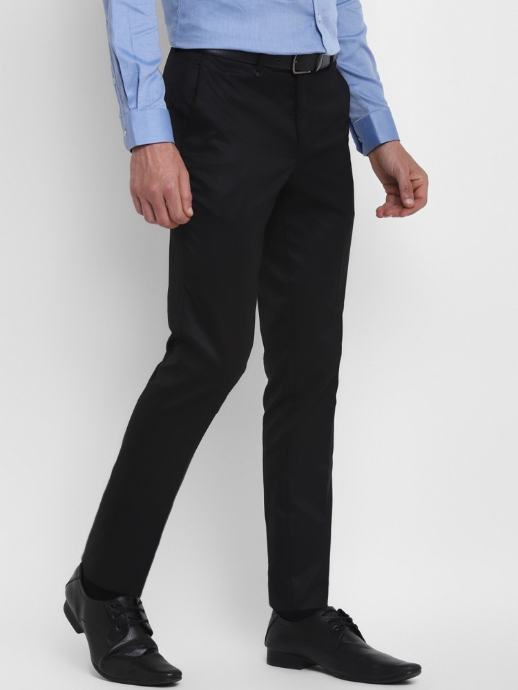 Buy Turtle Black Slim Fit Trousers from top Brands at Best Prices Online in  India  Tata CLiQ