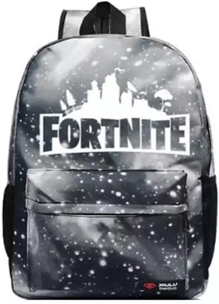 Gritfox FORTNITE NIGHT School Backpack 18 L Laptop Backpack Grey Price in India Flipkart