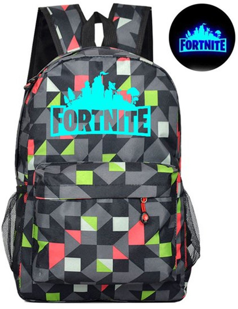 KLICK SHIP FORTNITE NIGHT School Backpack 18 L Laptop Backpack green Price in India Flipkart