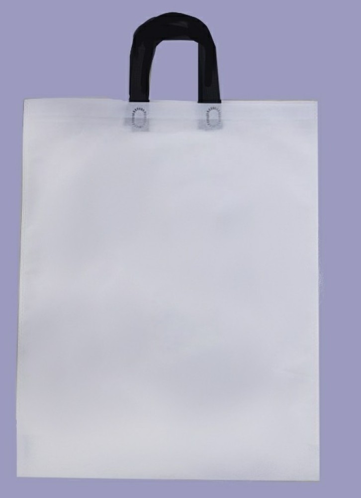 Plain Loop Handle Non Woven Bags, For Shopping