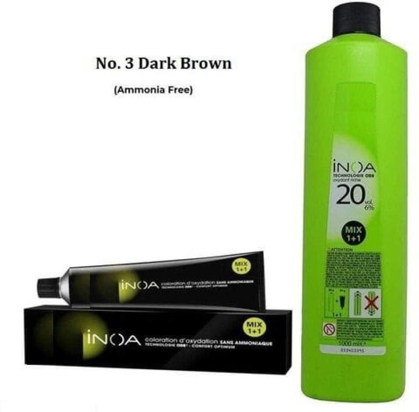 Buy Professionnel Inoa Hair Colour No 4 (Brown) -Pack of 3 online |  Looksgud.in
