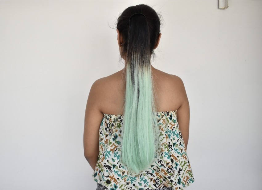 Green shop ponytail extension