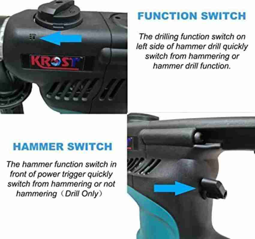 Hammer drill not discount hammering