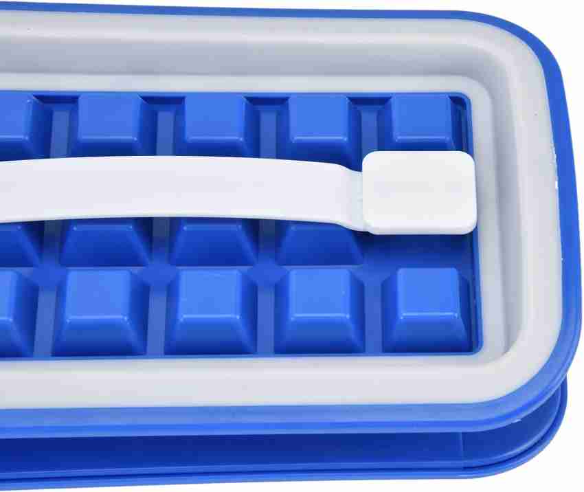 VibeX ™ Rubber Plastic Stackable Mini Ice Cube Mold Blue Silicone Ice Cube  Tray Price in India - Buy VibeX ™ Rubber Plastic Stackable Mini Ice Cube  Mold Blue Silicone Ice Cube